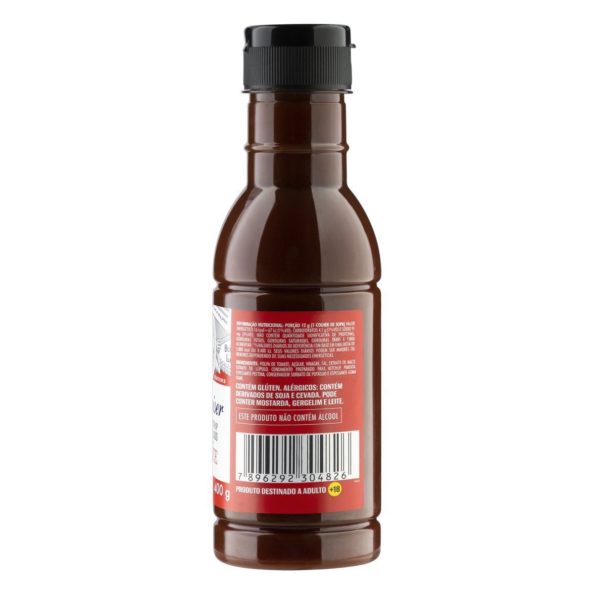 Ketchup Picante Budweiser Squeeze 400g image number 1