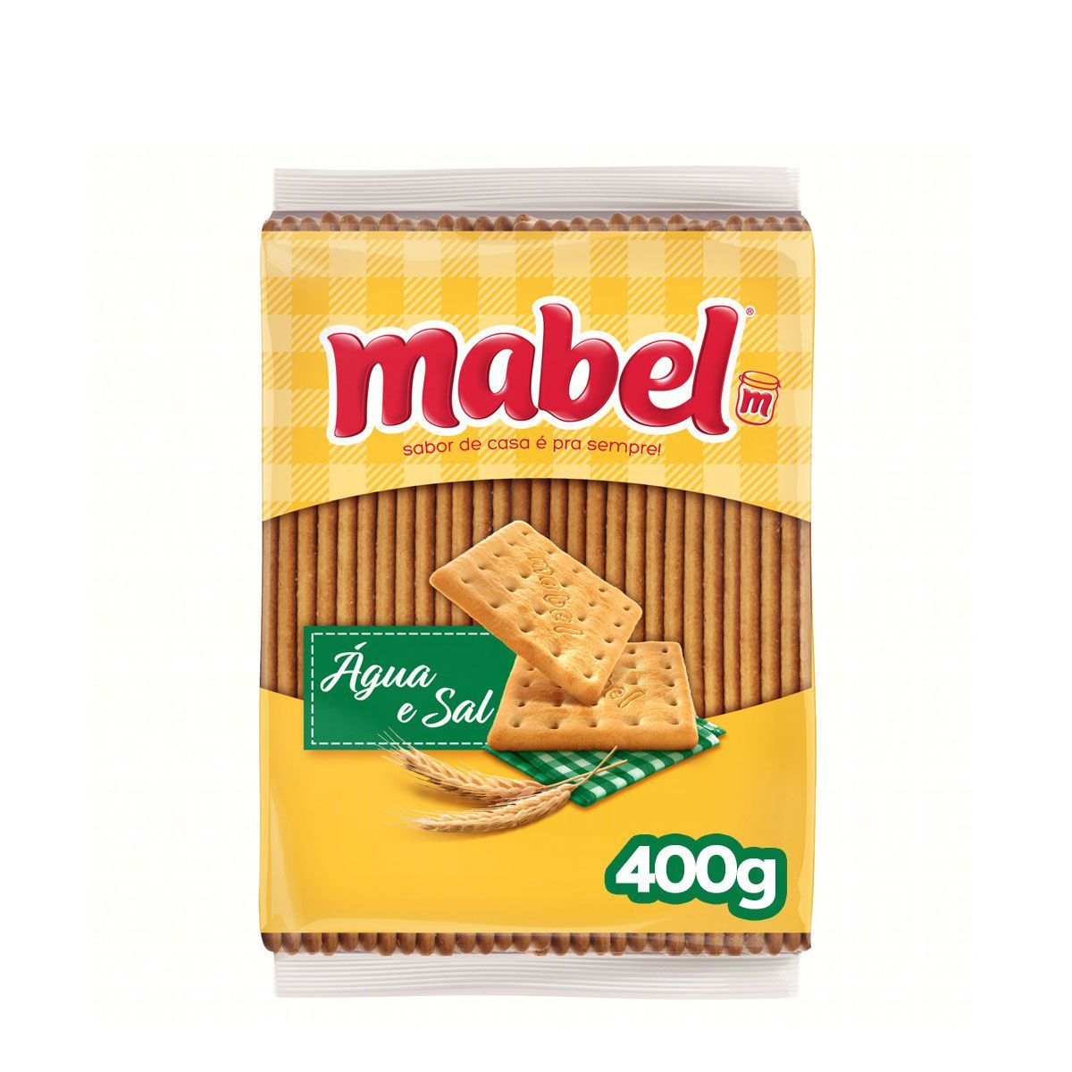 Biscoito Água E Sal Mabel Pacote 400G image number 0