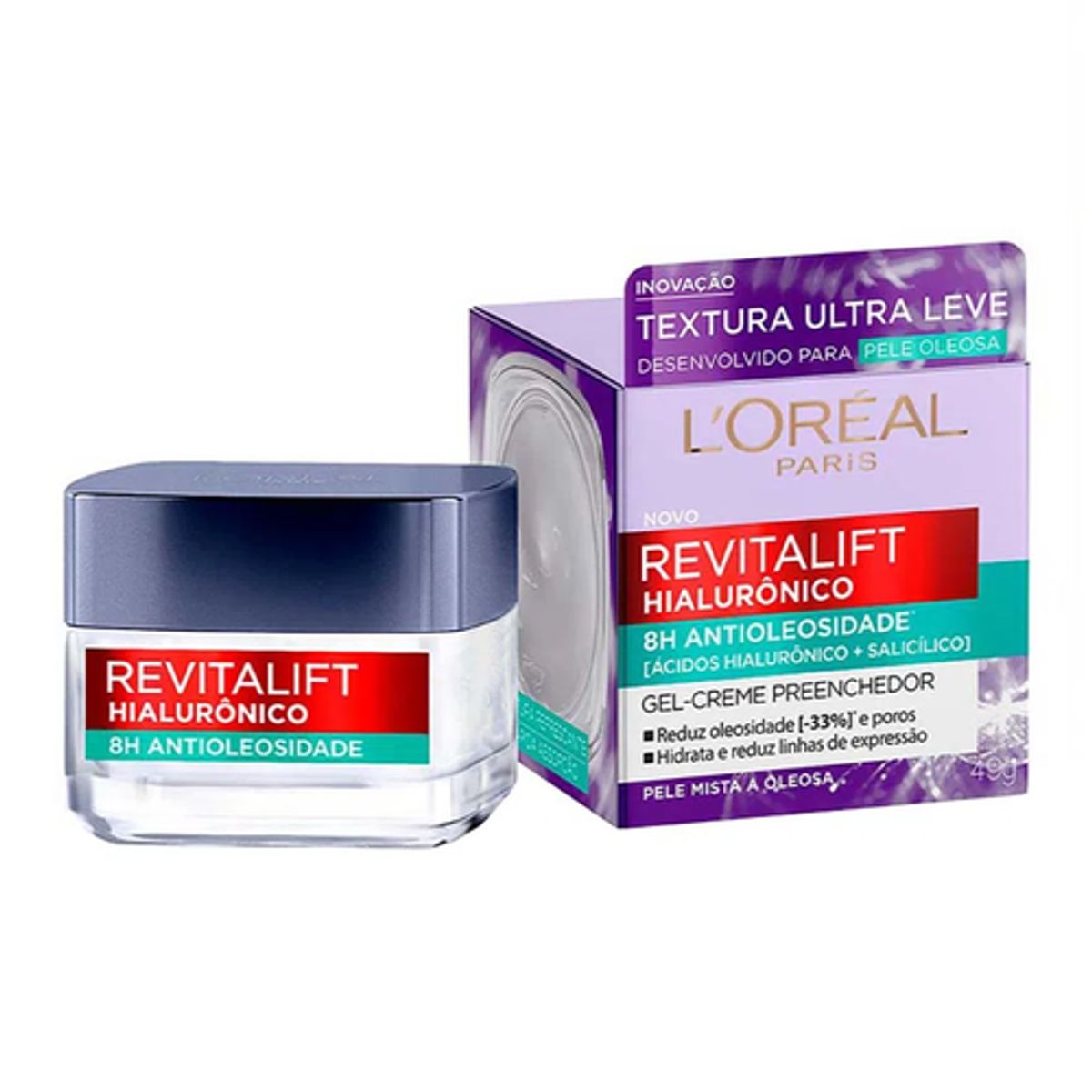 Gel-Creme Preenchedor L'Oréal Revitalift Hialurônico 49g