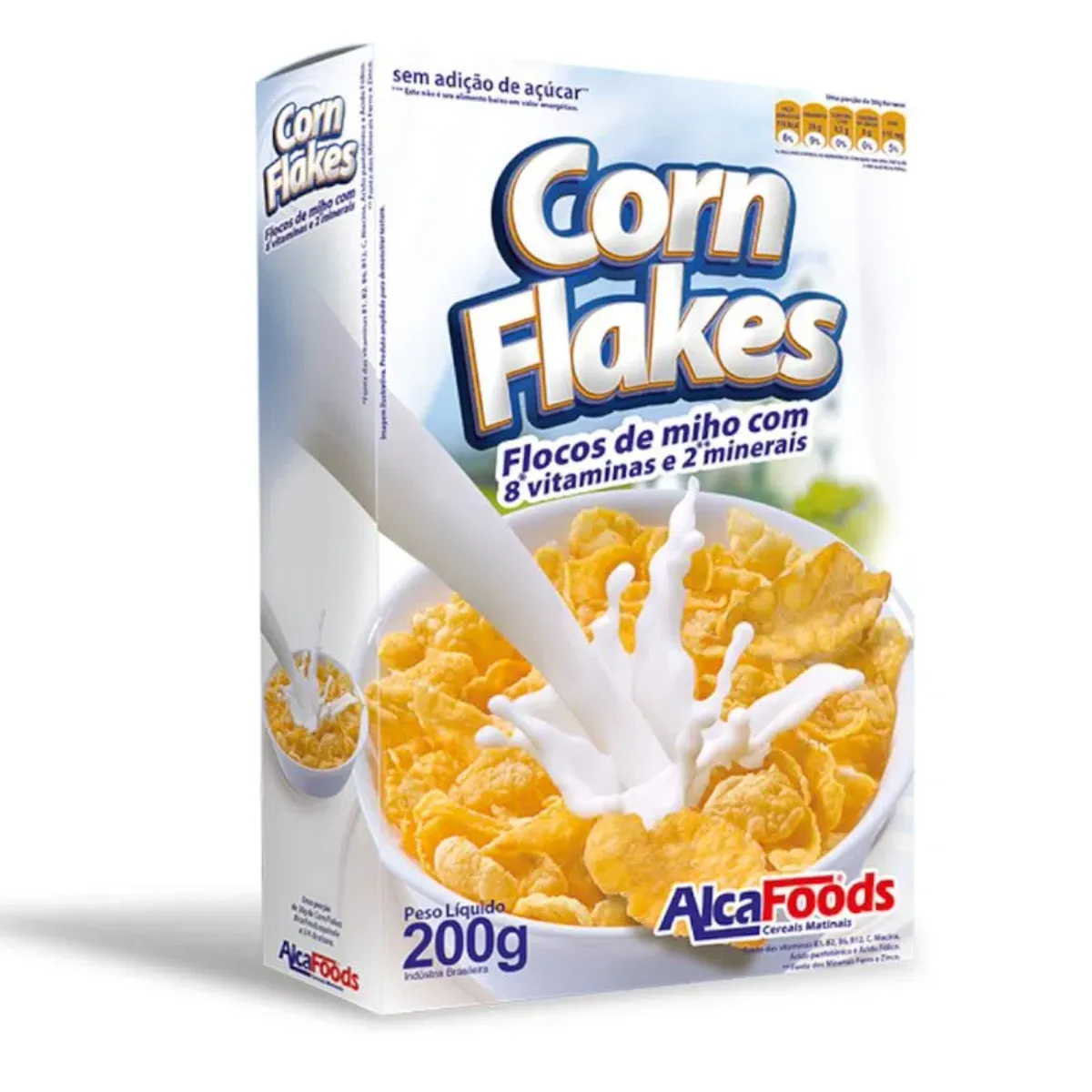Cereal Corn Flakes Flocos de Milho 200g