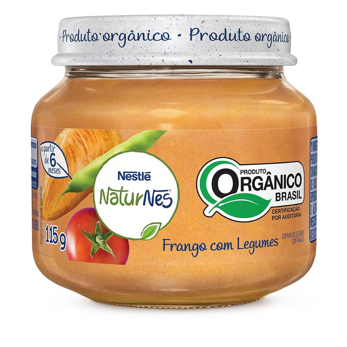 Papinha Orgânica Nestlé Naturnes Frango com Legumes 115g
