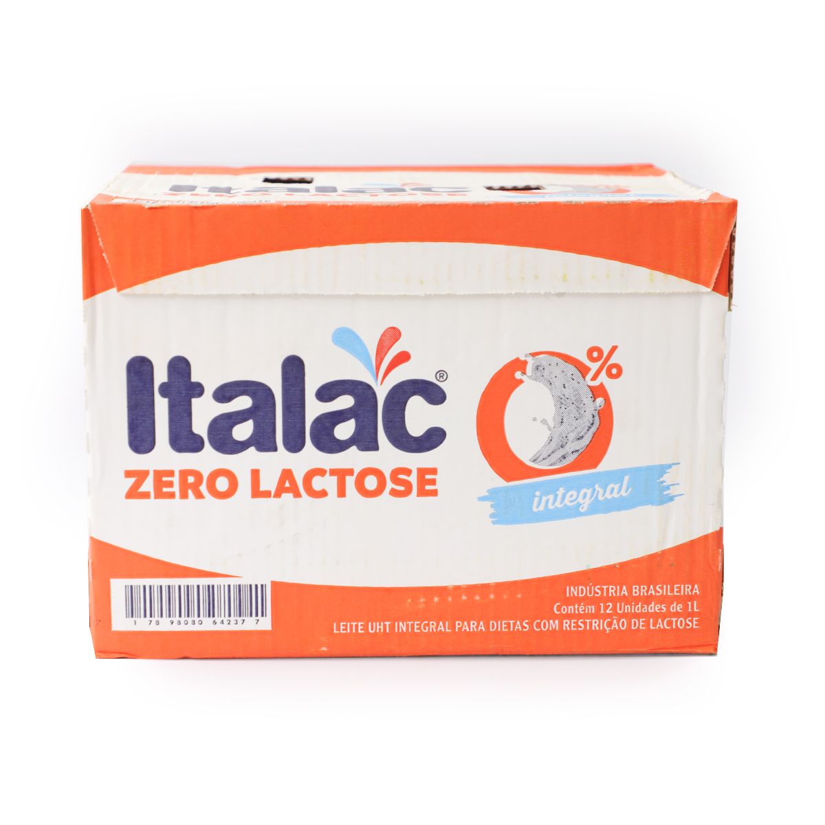 Leite Italac UHT Integral Zero Lactose 1L (Pack com 12 und)