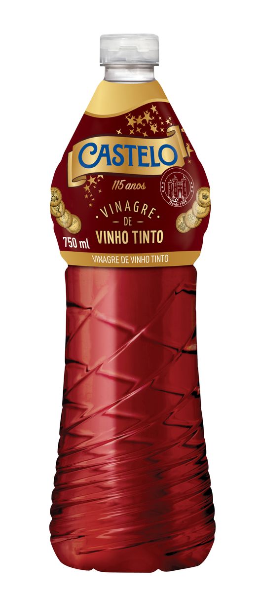 Vinagre Castelo de Vinho Tinto Frasco 750ml