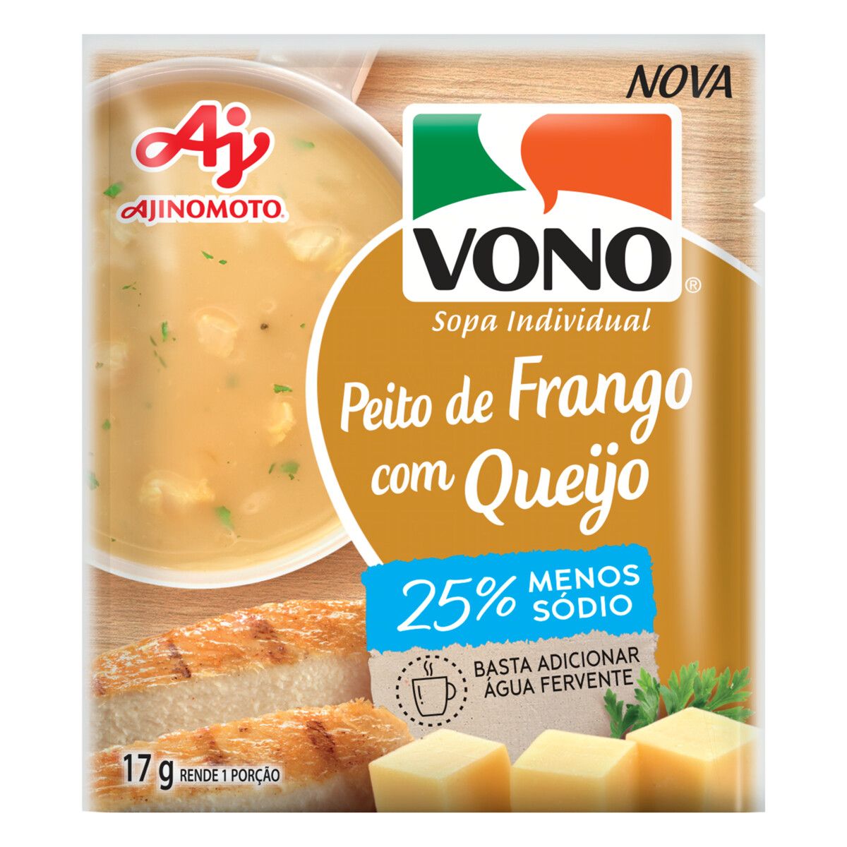 Sopa Vono Peito de Frango com Queijo 17g