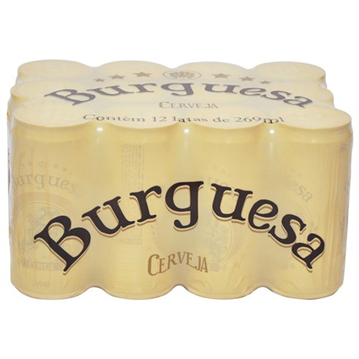 Cerveja Burguesa Lata 269ml (Pack com 12 und)