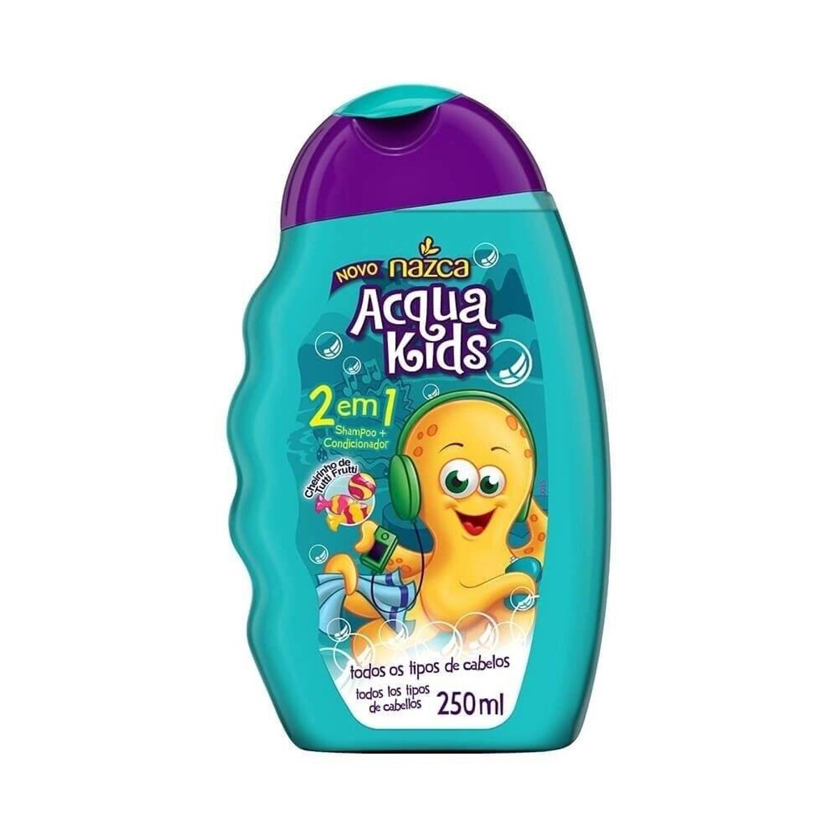 Shampoo Infantil Acqua Kids 2 em 1 Tutti Frutti 250ml