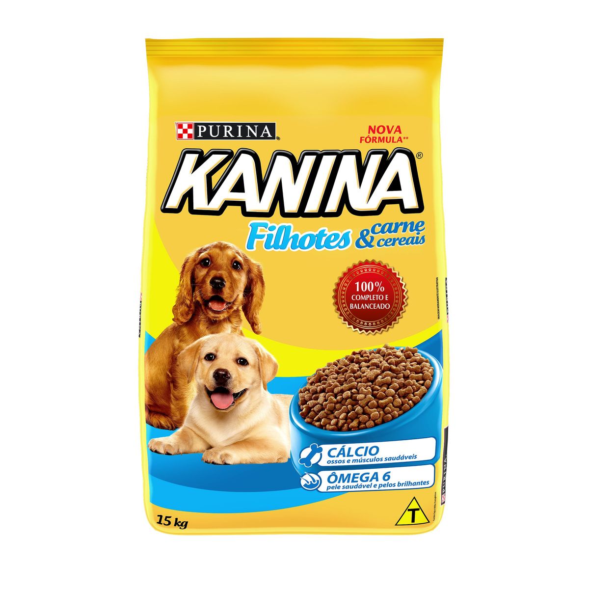 Alimento Kanina Cães Filhotes Carne e Cereais 15kg image number 2