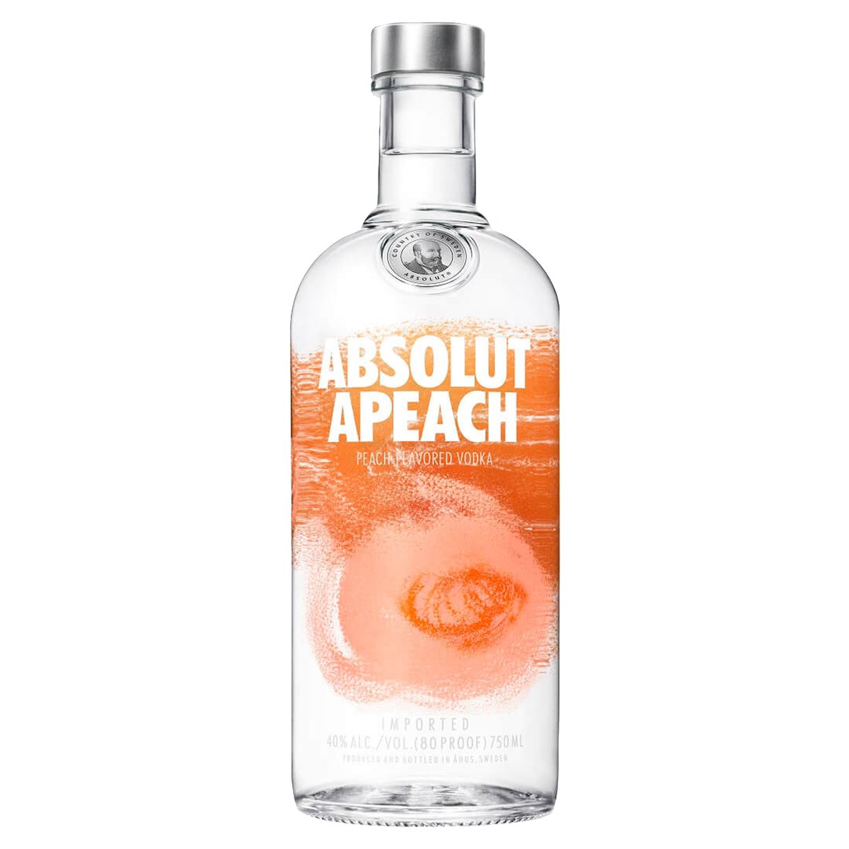 Vodka Absolut Apeach 750ml image number 0