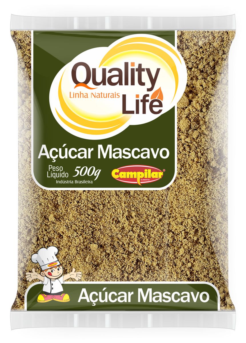 Açúcar Mascavo Quality Life 500g
