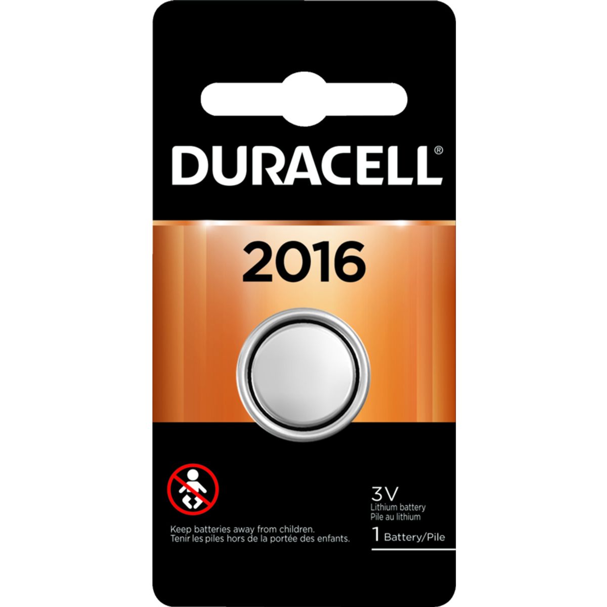 Bateria Moeda de Lítio Duracell CR2016