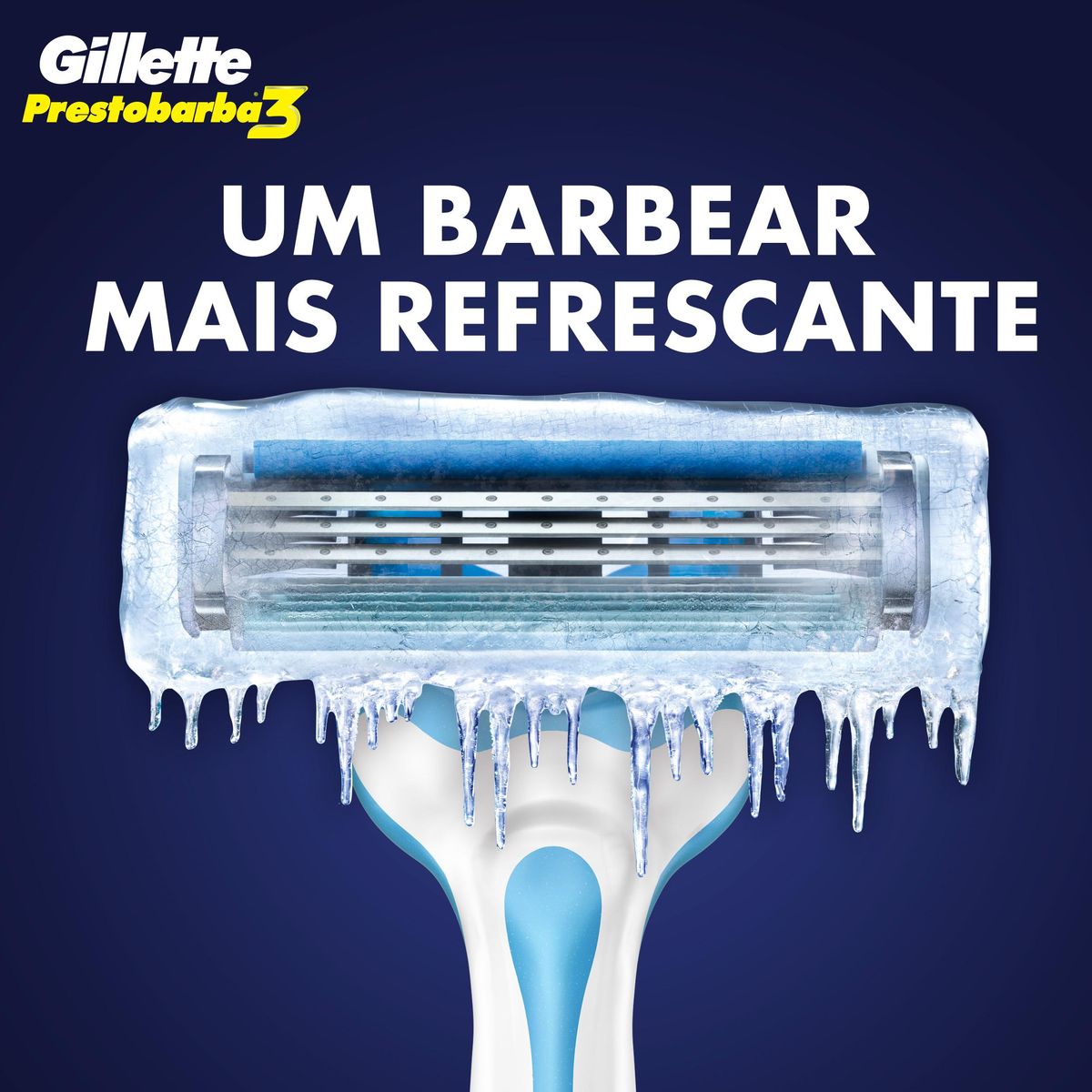 Aparelho de Barbear Descartável Gillette Prestobarba3 Cool 4 Unidades image number 5