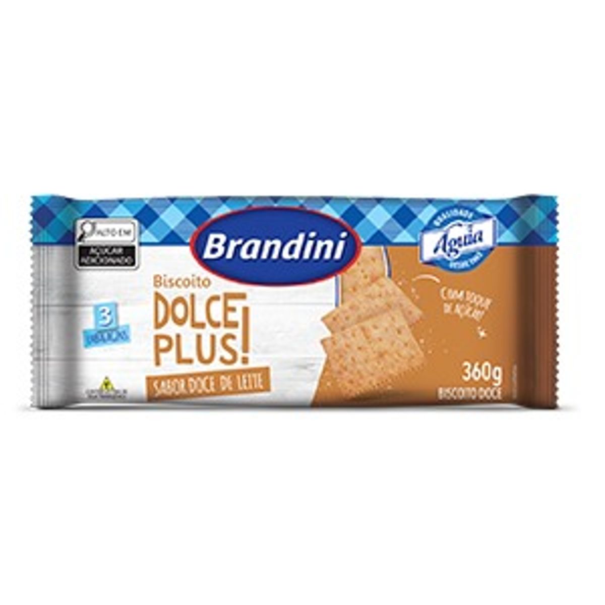 Biscoito Brandini Dolce Plus Doce de Leite 360g