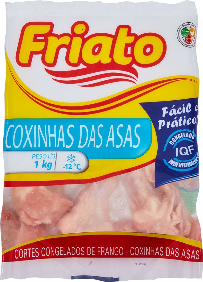 Coxinha da Asa de Frango Congelado IQF Friato 1kg