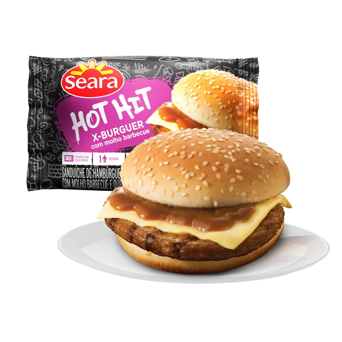 Hot hit barbecue Seara 145g image number 1