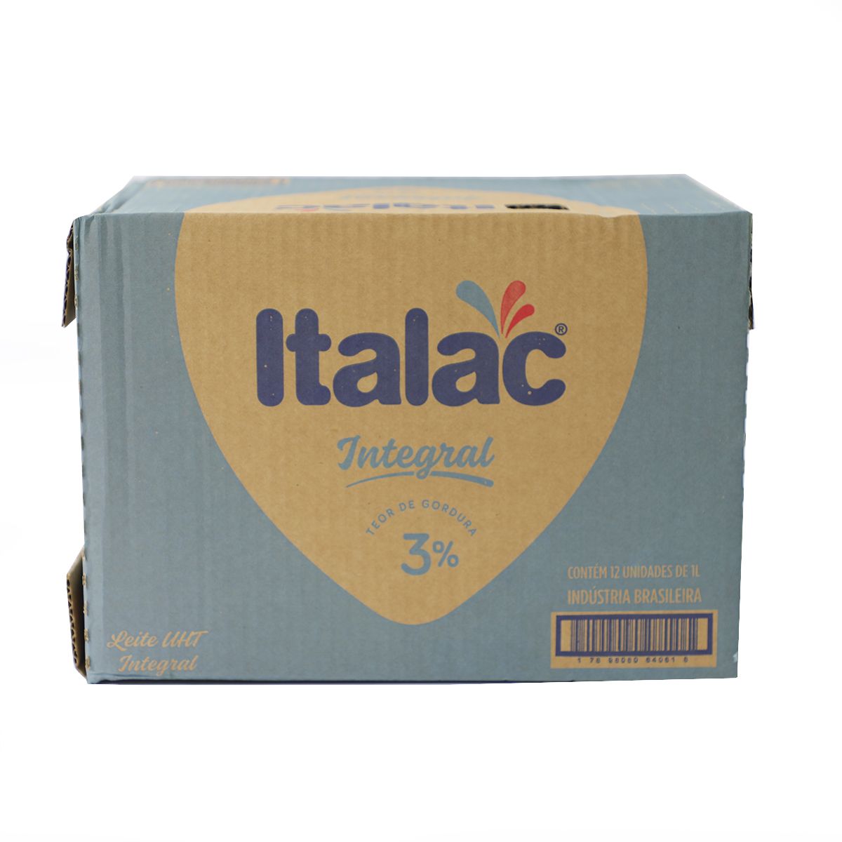 Leite Italac UHT Integral 1L (Pack com 12 und)