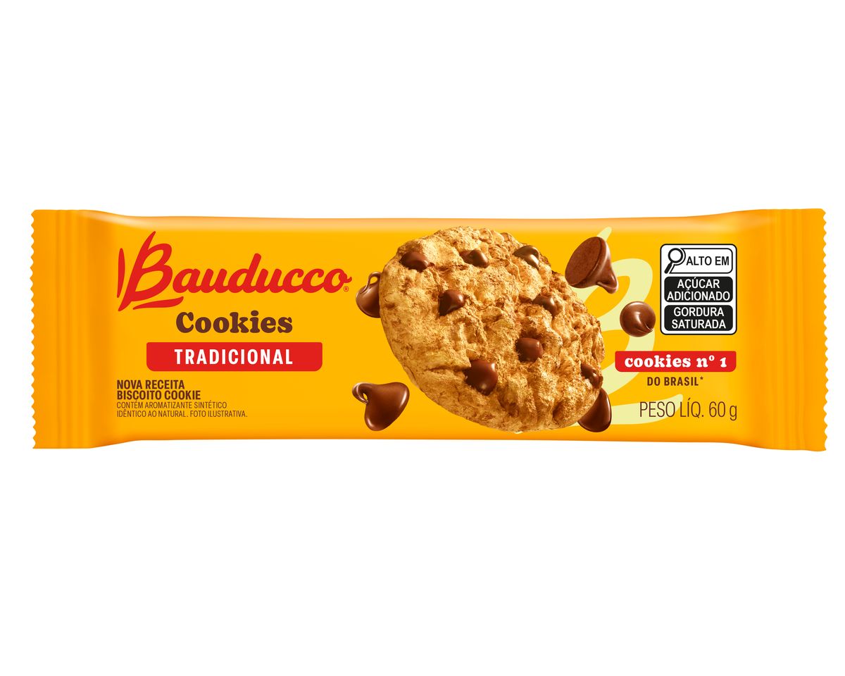 Cookies Bauducco Tradicional 60g