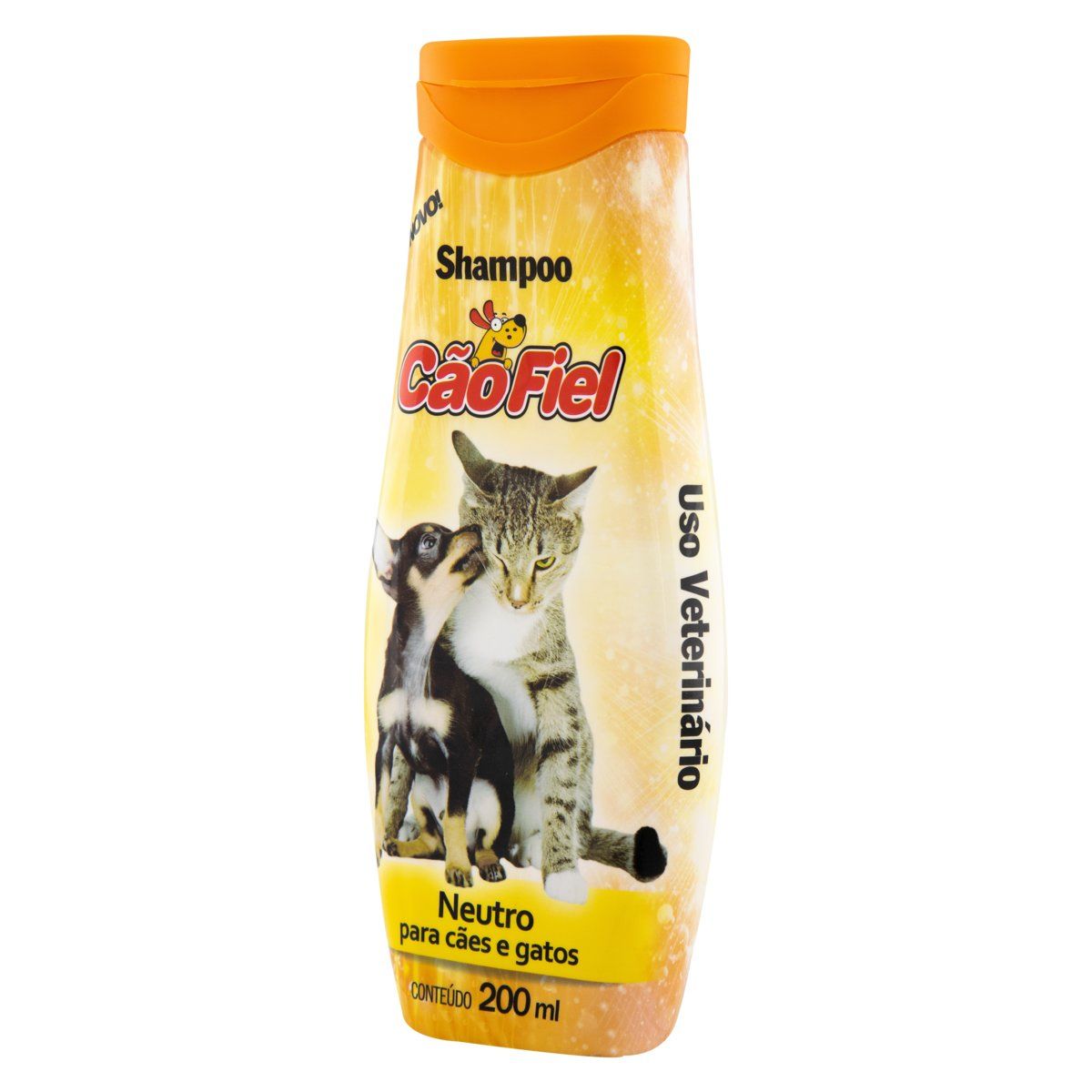 Shampoo para Cães e Gatos Neutro Cão Fiel Frasco 200ml image number 2