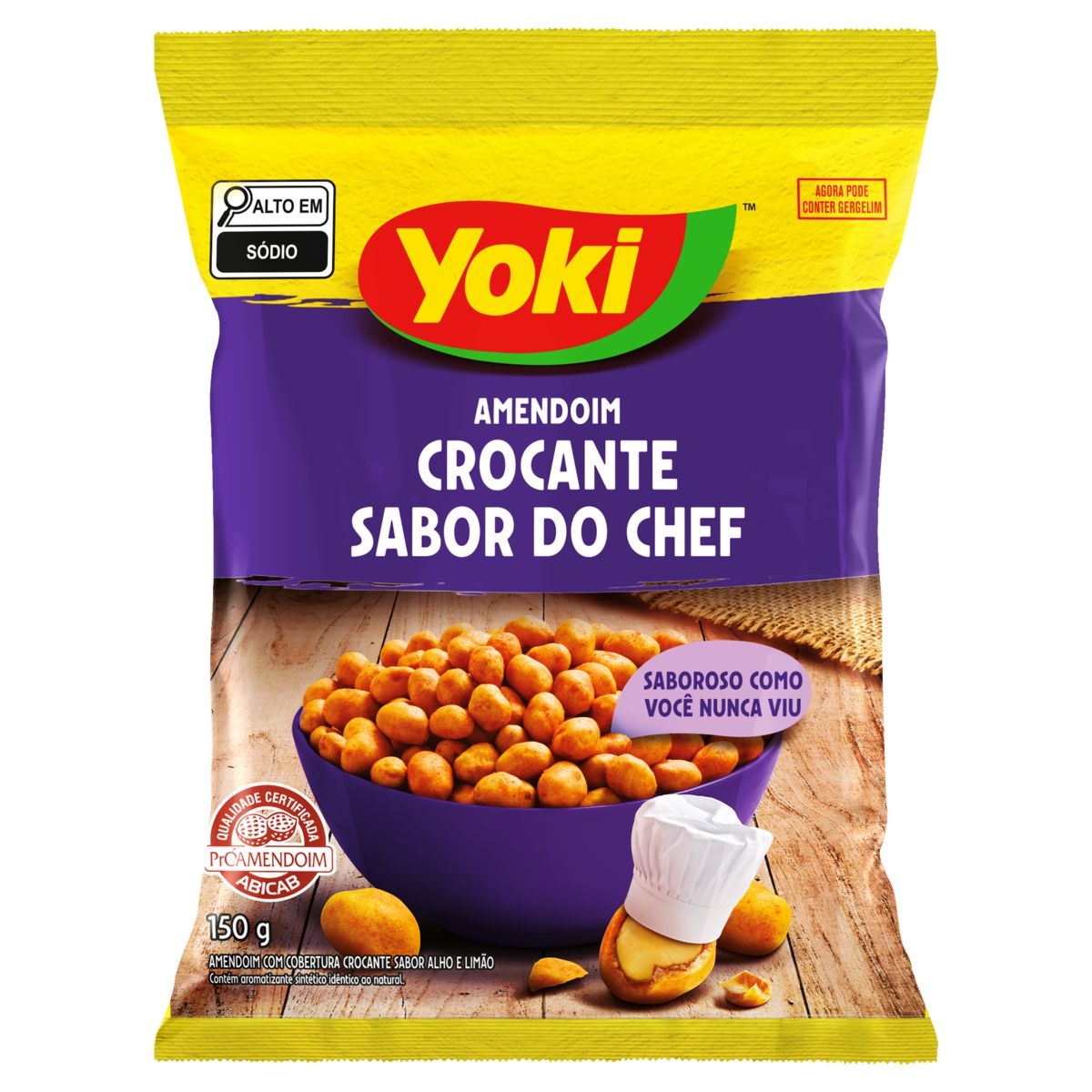 Amendoim Crocante Yoki Sabor do Chef 150g