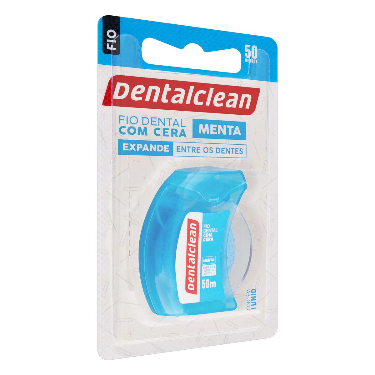 Fio Dental com Cera Menta Dentalclean 50m image number 4