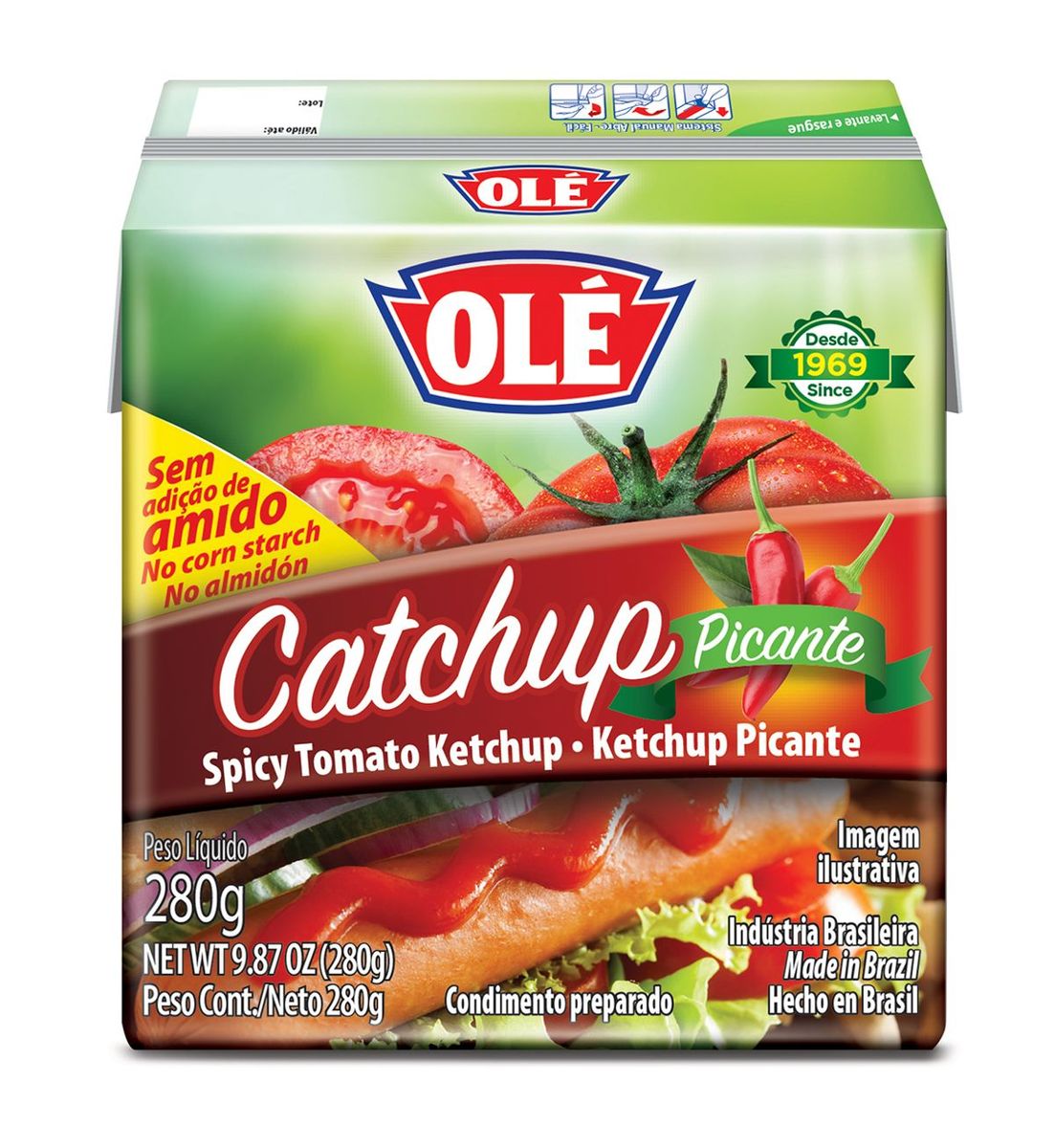 Catchup Olé Picante TP 280g image number 0