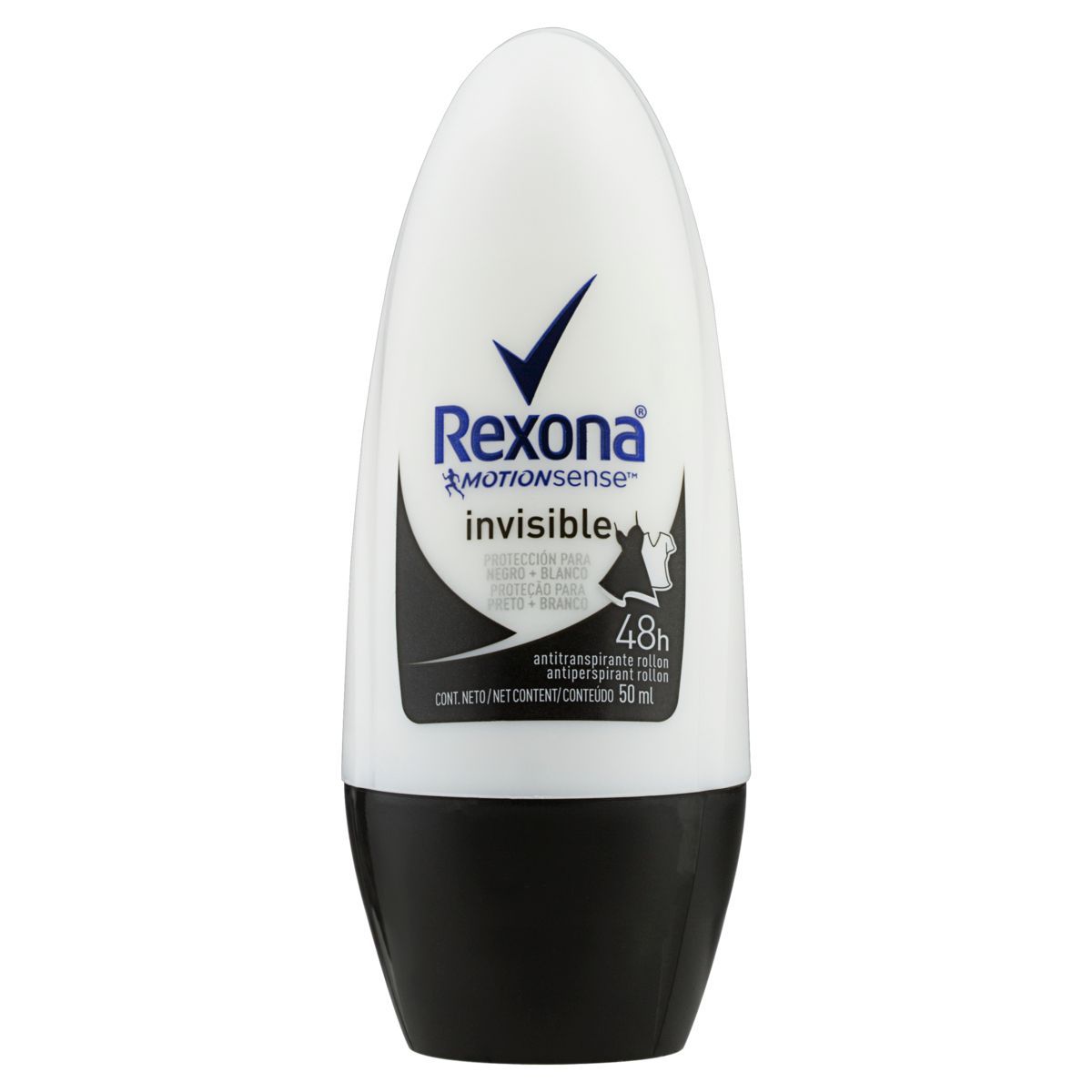 Desodorante Rexona Rollon Invisible 50ml image number 0