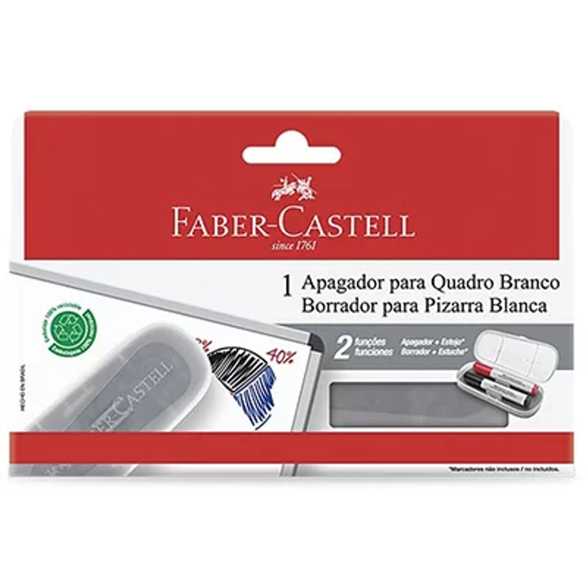 Apagador para Quadro Branco Faber Castell