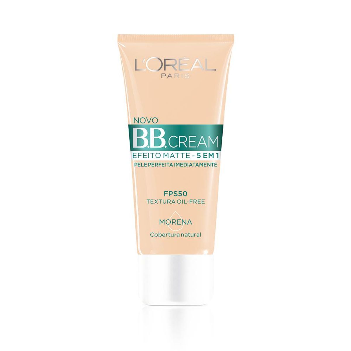 Base L'Oréal Paris BB Cream Efeito Matte 5 em 1 FPS50 Morena