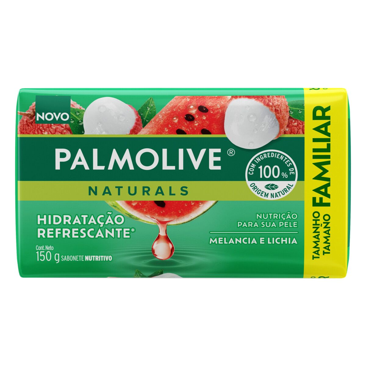 Sabonete Barra Palmolive Naturals Melancia e Lichia 150g image number 0