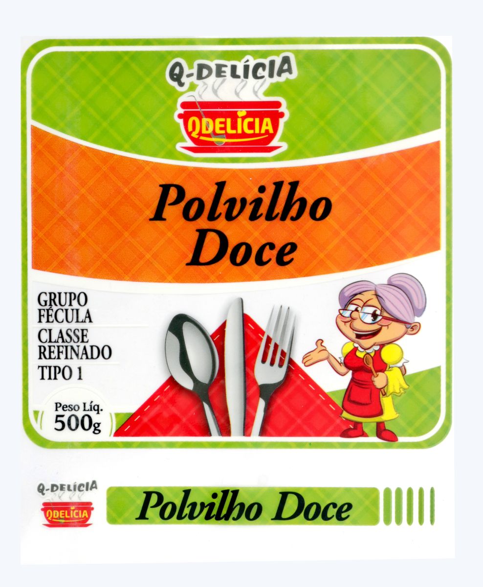Polvilho Qdelícia Doce Pacote 500g