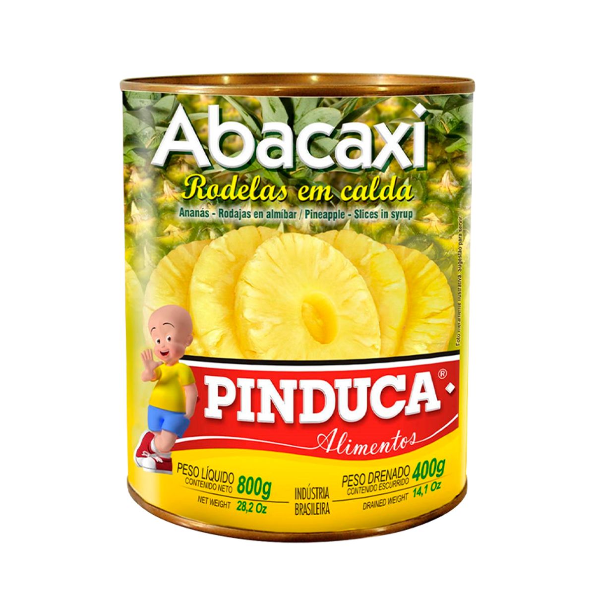 Abacaxi Pinduca Rodelas em Calda Lata 400g