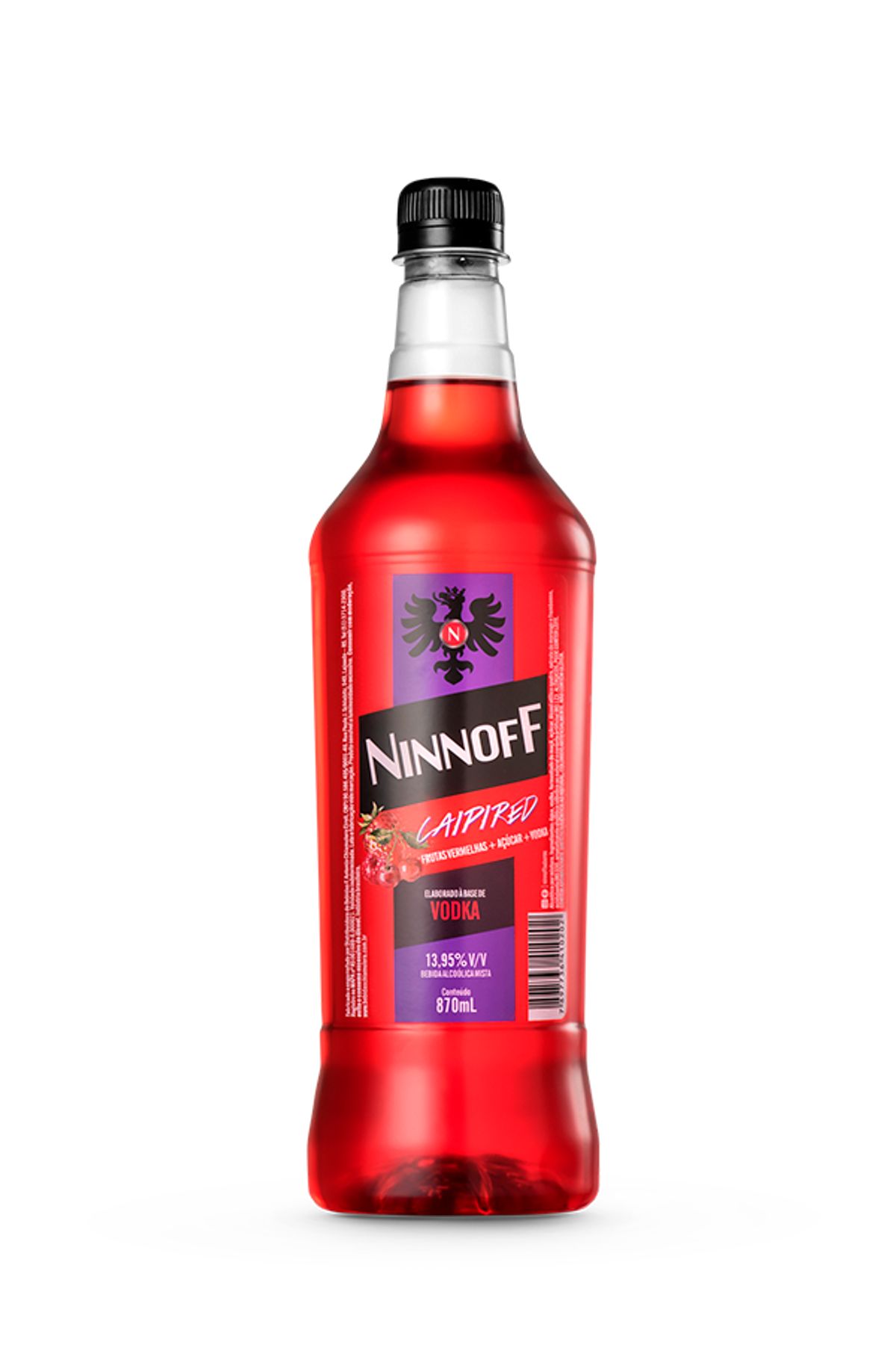 Bebida Alcoólica Mista Ninnoff Frutas Vermelhas Pet 870ml