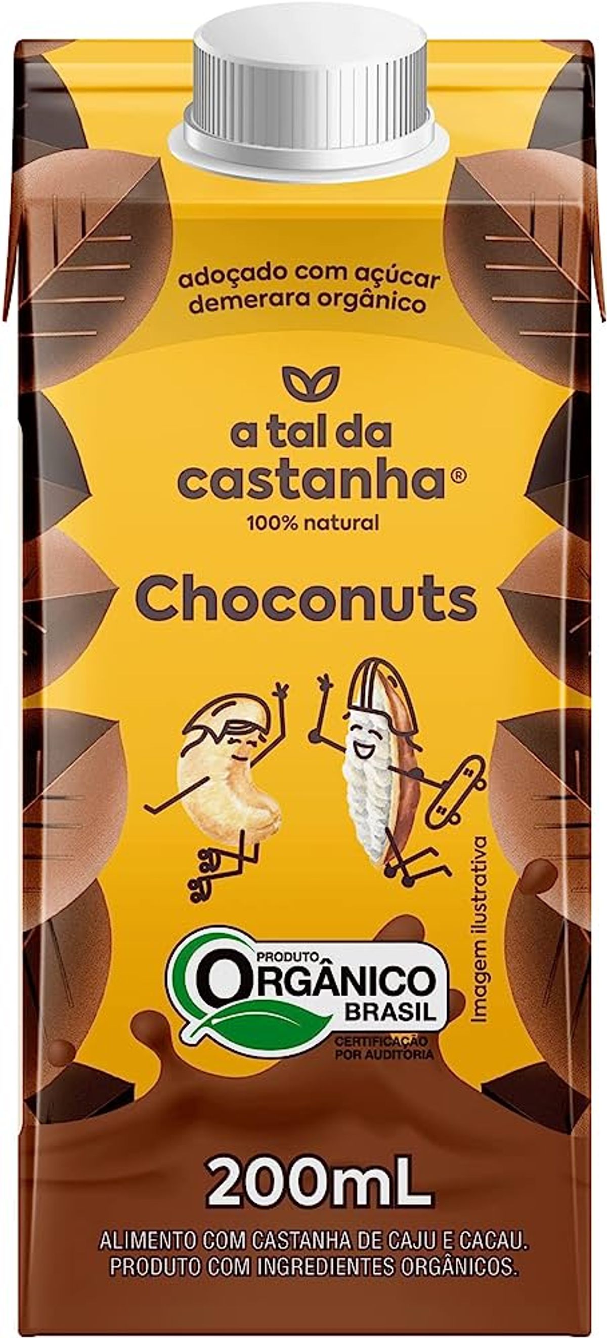 Alimento A Tal da Castanha Caju e Cacau Choconuts 200ml