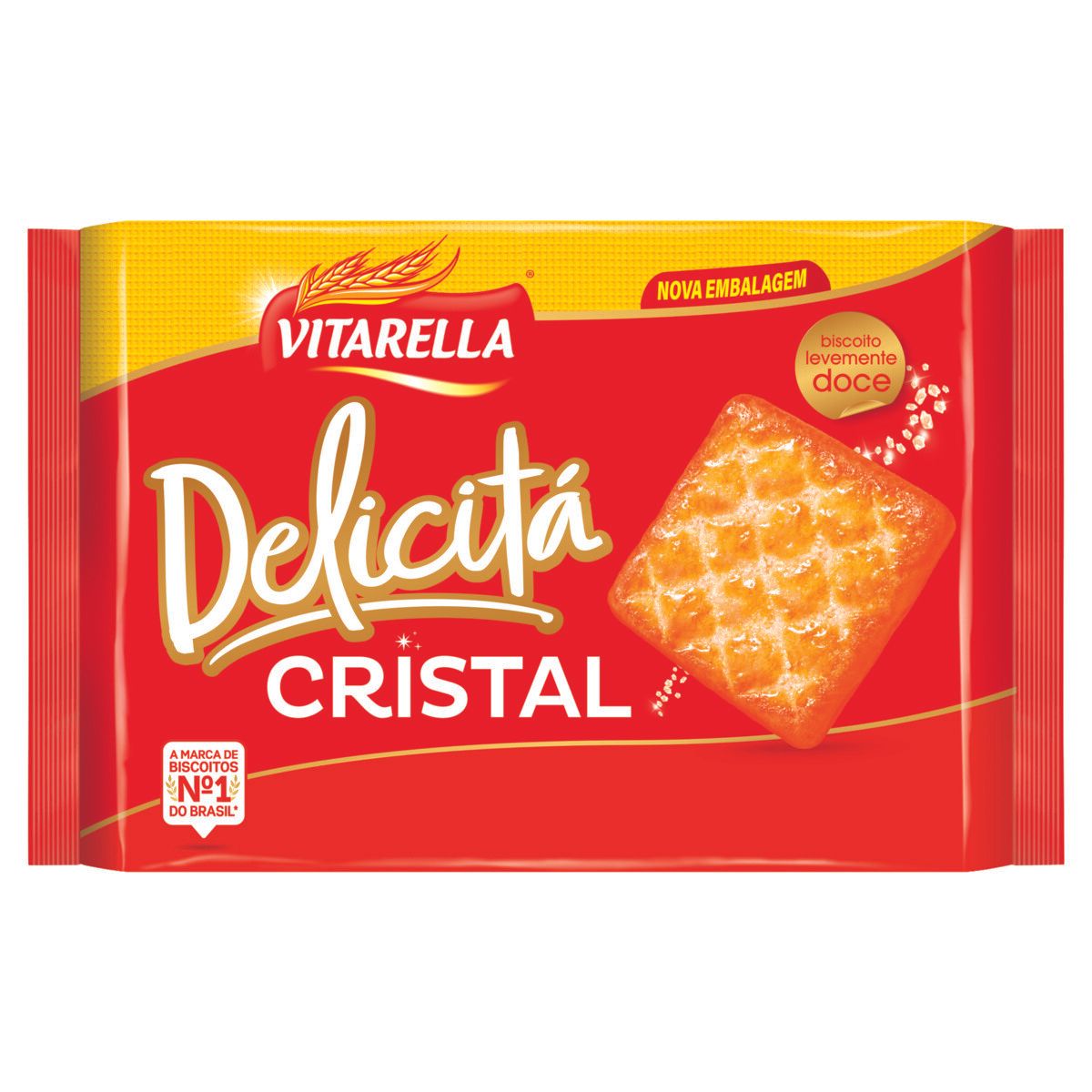 Biscoito Cristal Vitarella Delicitá Pacote 414g