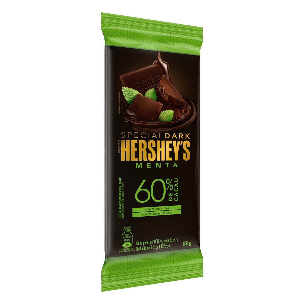 Chocolate Menta 60% Cacau 85g image number 3