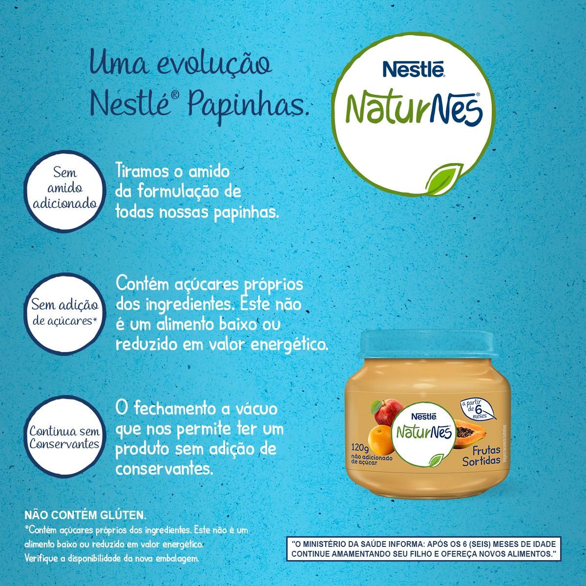 Papinha Nestlé Naturnes Frutas Sortidas 120g image number 4