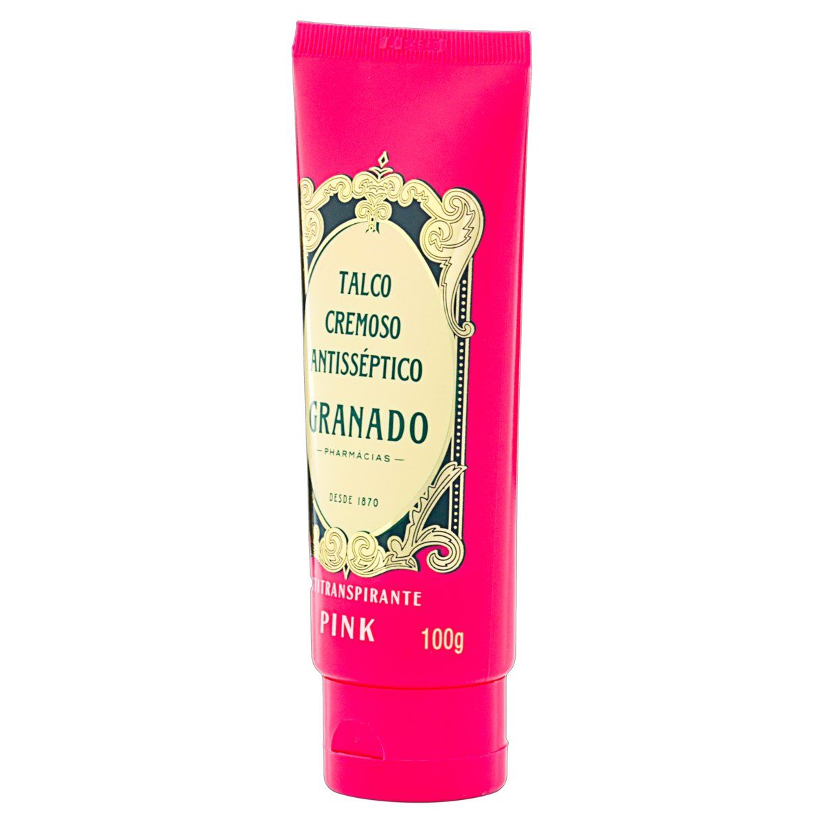 Talco Cremoso Antisséptico Granado Pink Bisnaga 100g image number 2