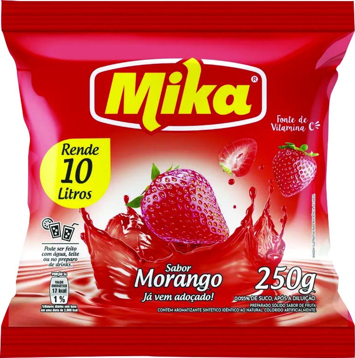 Refresco Mika Morango 250g