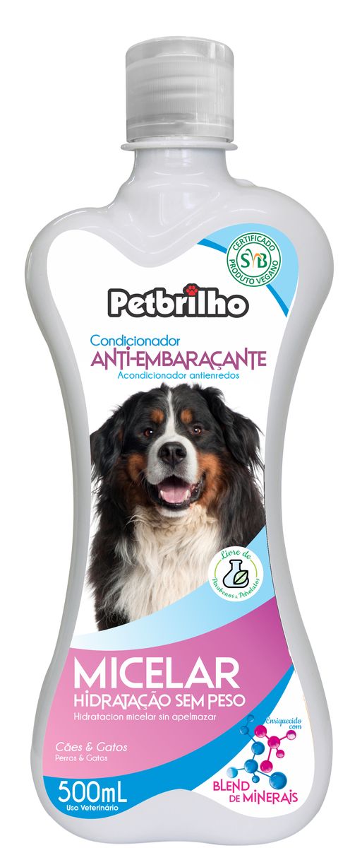 Condicionador Hidratante Petbrilho Para Cães e Gatos 500ml image number 0