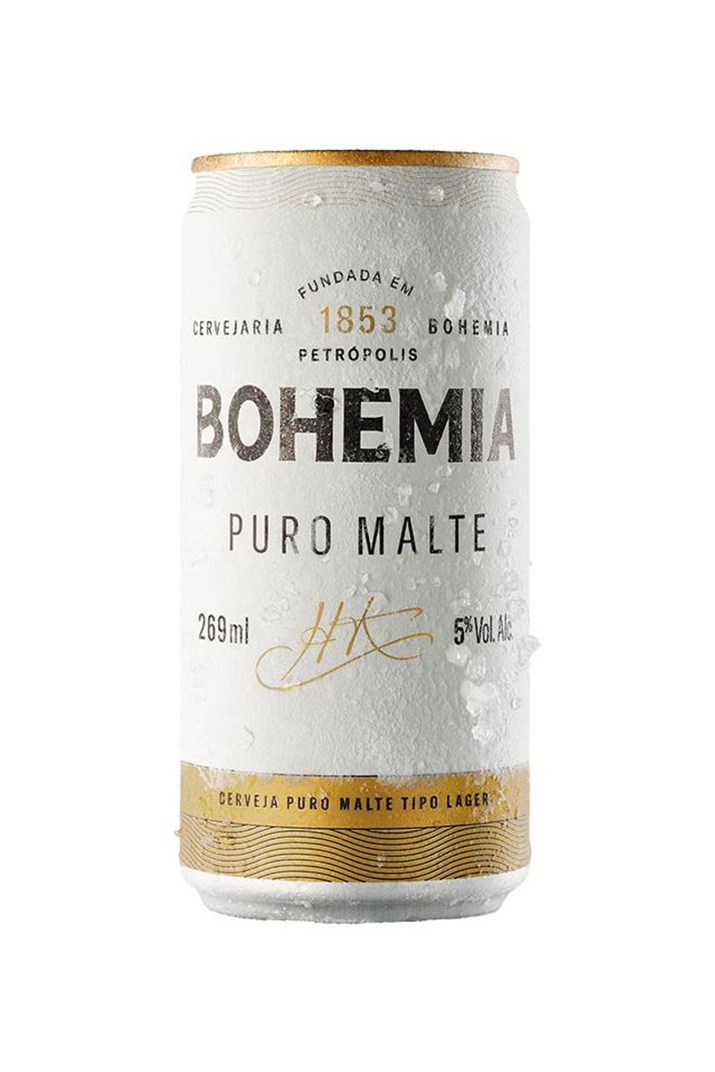 Cerveja Bohemia Puro Malte Lata 269ml image number 0