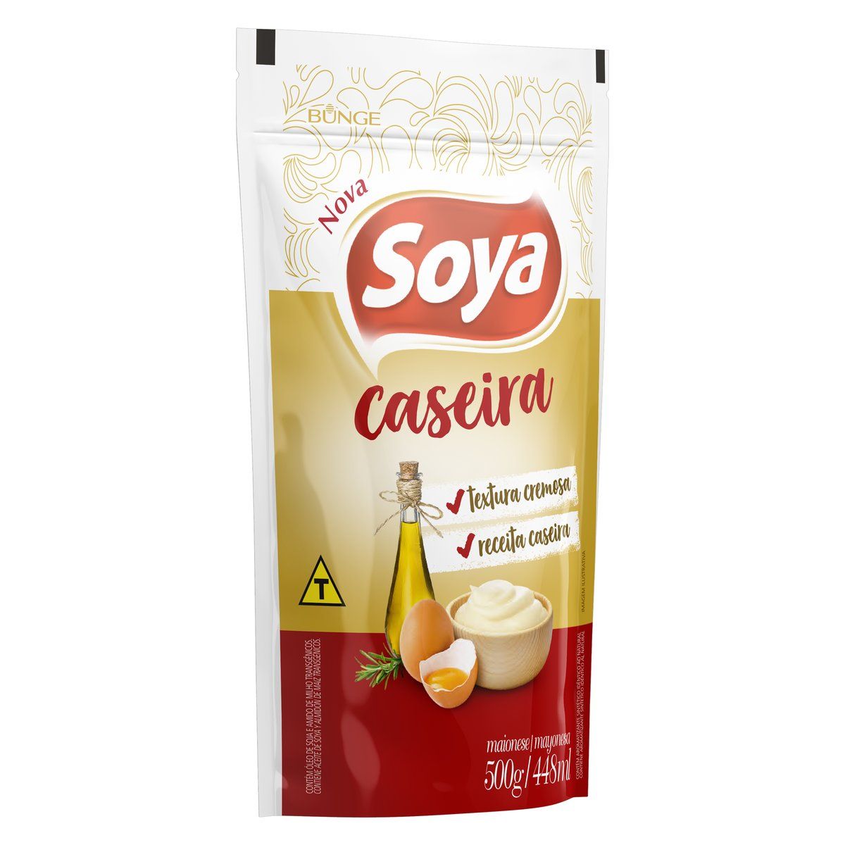 Maionese Caseira Soya Sachê 500g image number 3