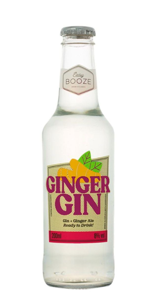 Easy Booze Ginger Gim 200ml