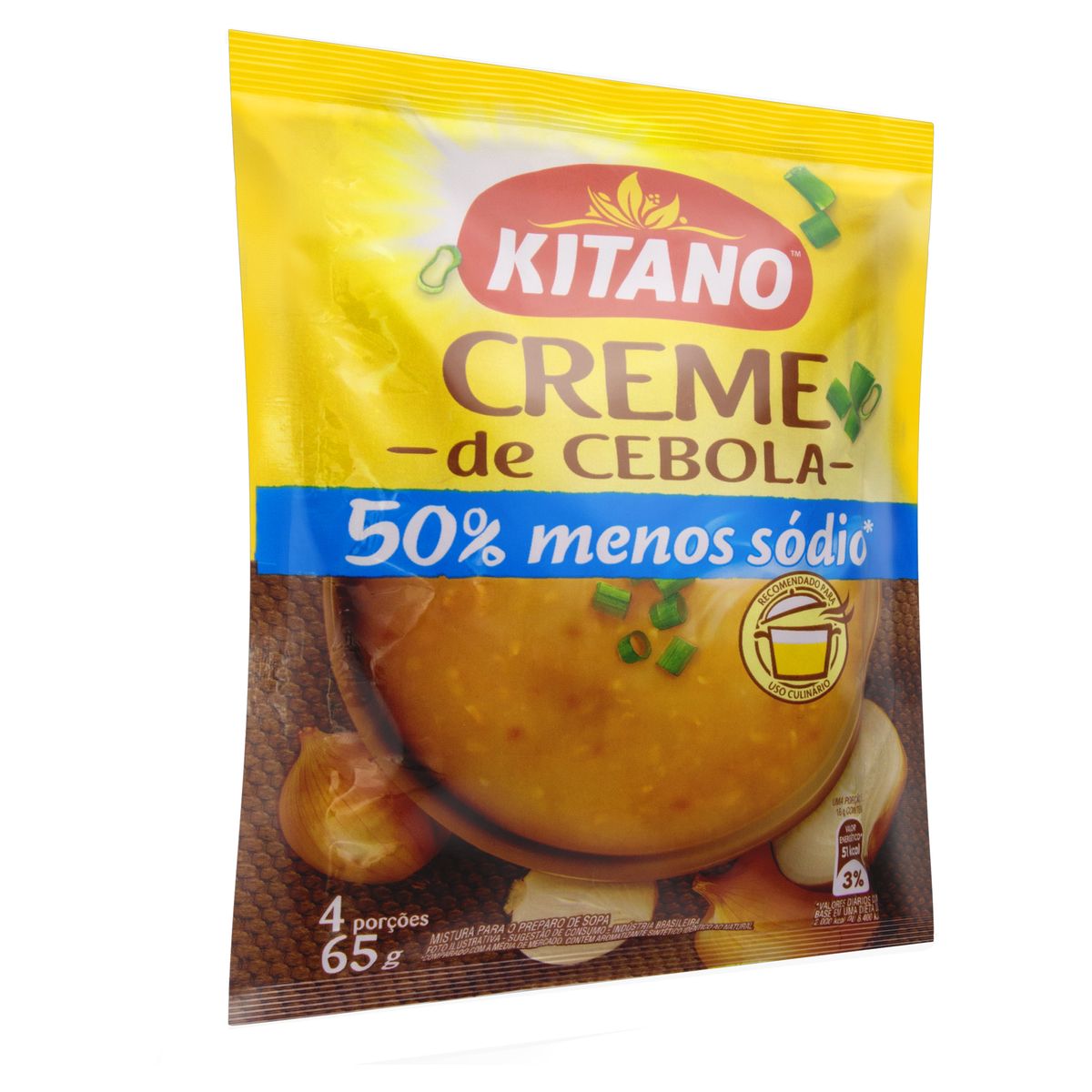 Creme Cebola Kitano Pacote 65g image number 3