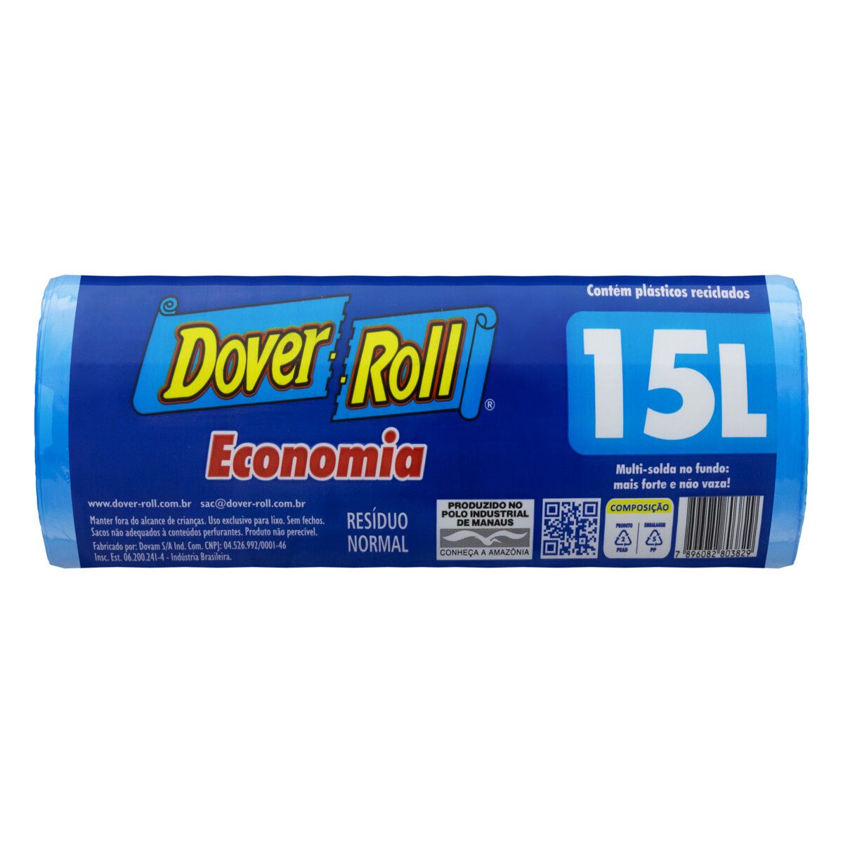 Saco para Lixo Dover Roll 15L Economia 60 Unidades image number 1