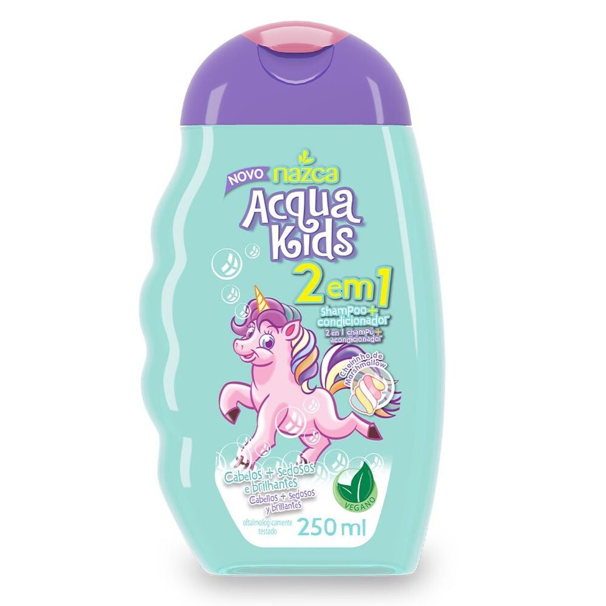 Shampoo Acqua Kids 2 em1 Marshmallow 250ml image number 0