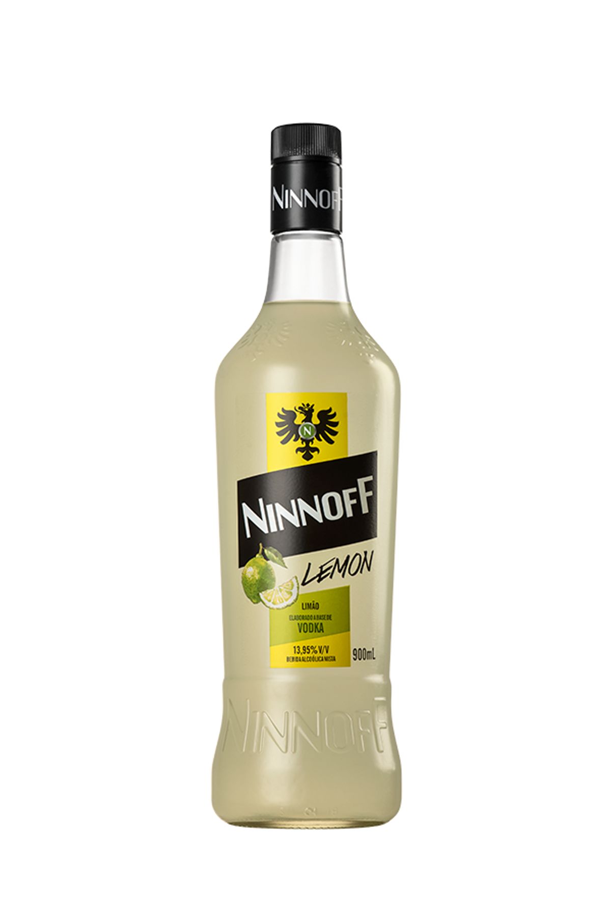 Bebida Alcoólica Mista Ninnoff Limão Garrafa 900ml