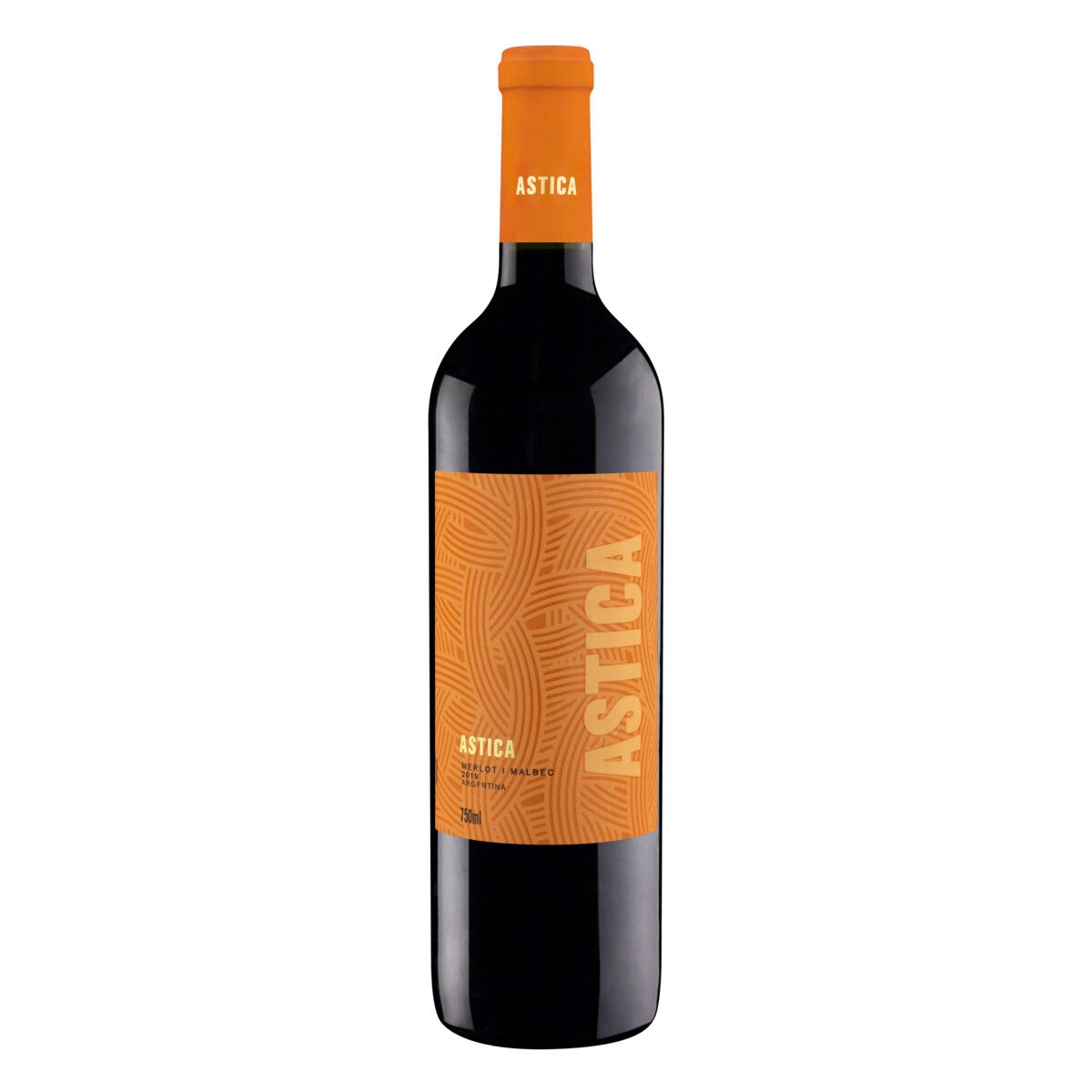 Vinho Argentino Tinto Seco Astica Malbec Merlot Mendoza Garrafa 750ml