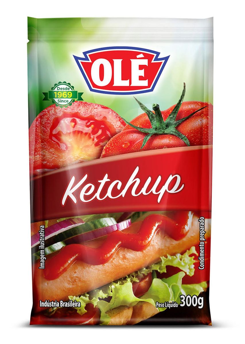 Ketchup Olé Sachê 300g