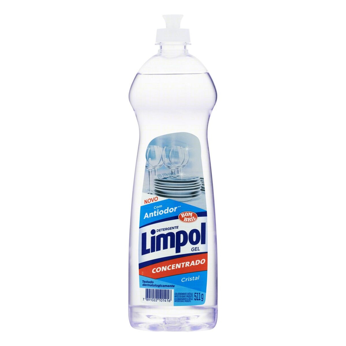 Detergente Gel Concentrado Limpol Cristal 511g