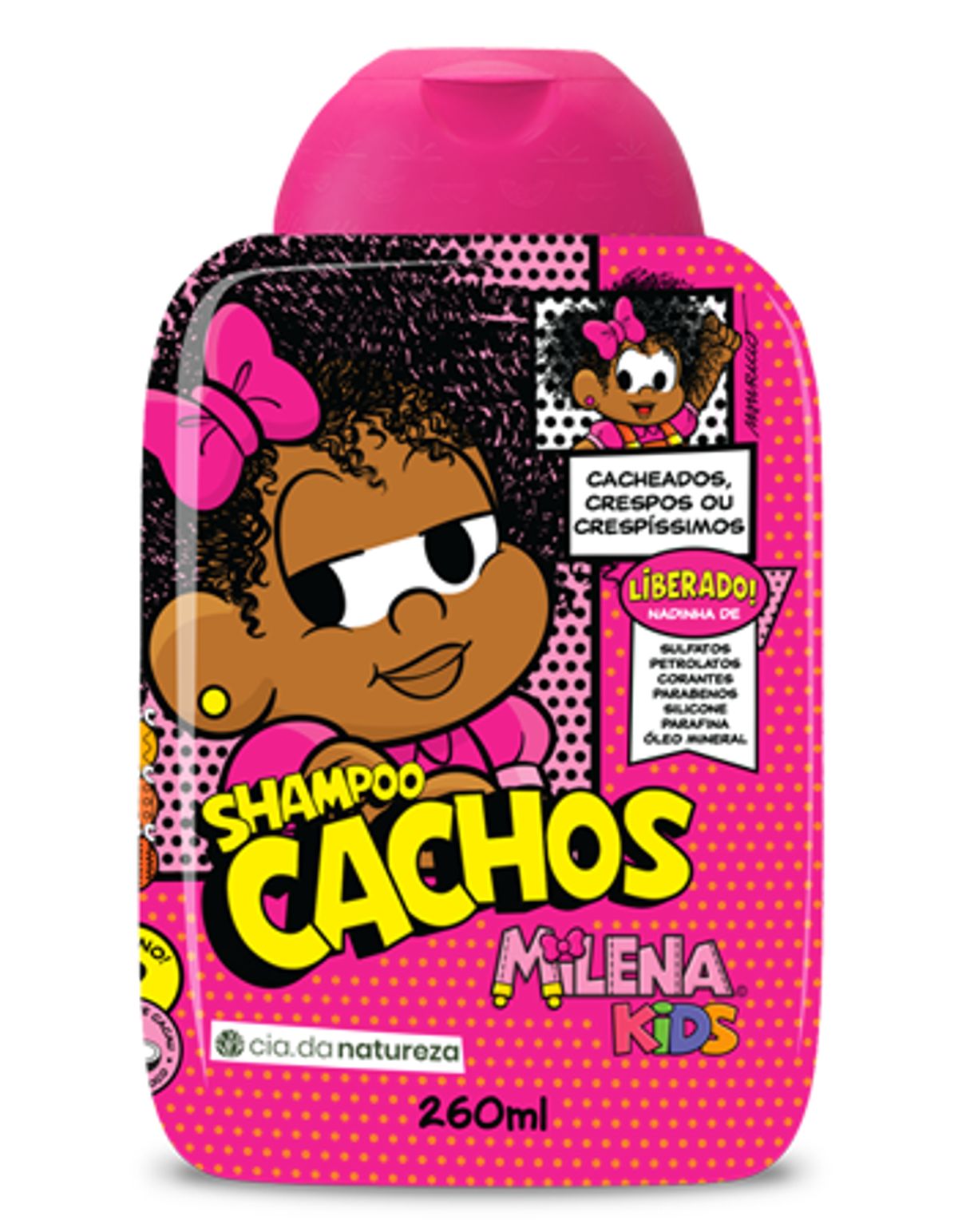 Shampoo Milena Kids Cachos 260ml