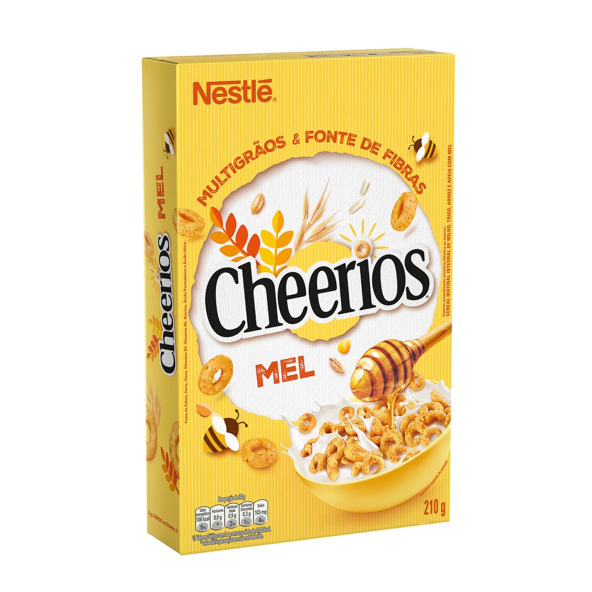 Cereal Matinal Cheerios Mel 210g